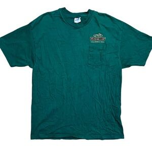 Easyriders Motorcycles Columbus Ohio Hanes Beefy Vintage T-Shirt, Men's 2XL